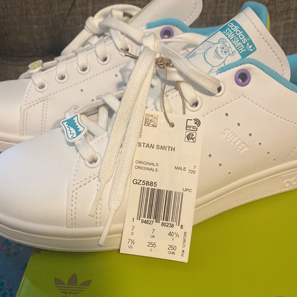 Adidas Disney monsters inc Stan smith shoe! *nwt - Picture 11 of 12